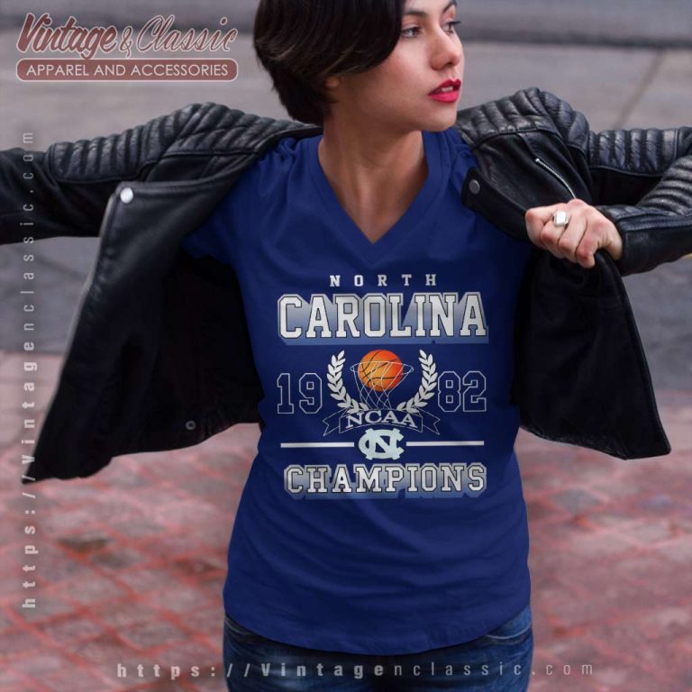 Vintage Unc Tar Heels Champions University Of North Carolina V Neck TShirt Vintage Unc Tar Heels Champions University Of North Carolina V Neck TShirt