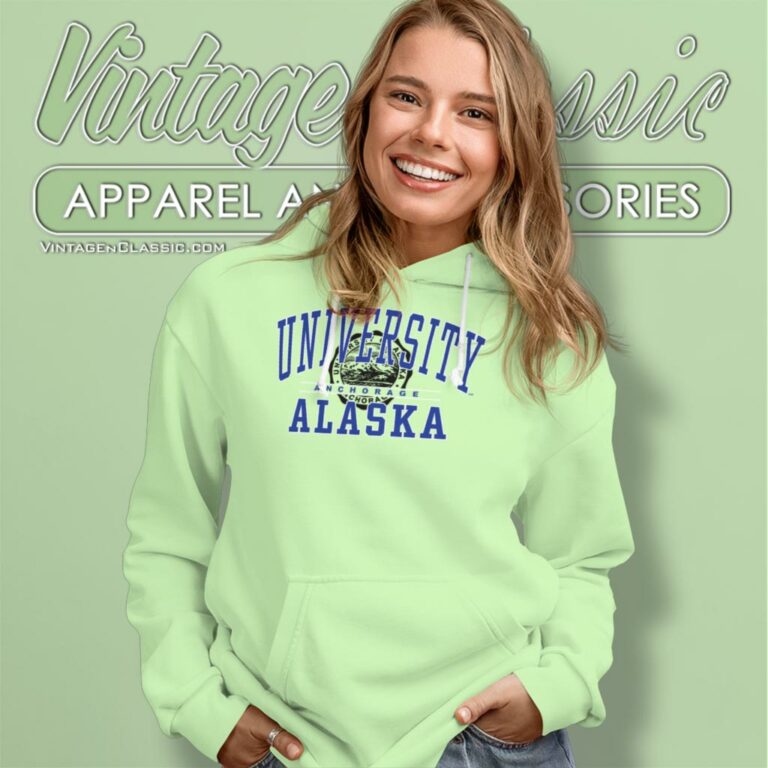 Vintage University Of Alaska Anchorage Hoodie Vintage University Of Alaska Anchorage Hoodie