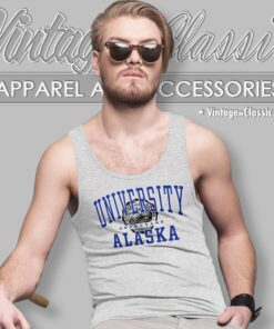 Vintage University Of Alaska Anchorage Shirt 4 Vintage University Of Alaska Anchorage Tank Top Racerback