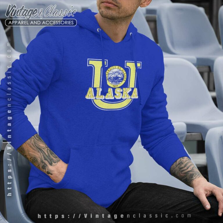 Vintage University Of Alaska Hoodie Vintage University Of Alaska Hoodie