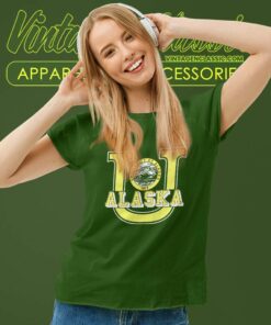 Vintage University Of Alaska Shirt 6 Vintage University Of Alaska Women TShirt