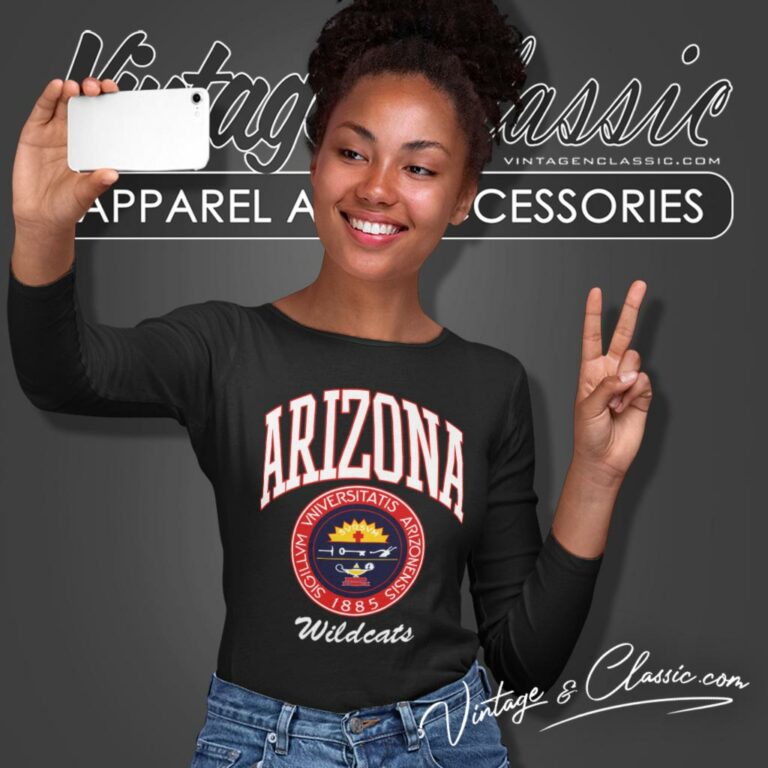 Vintage University Of Arizona Wildcats Logo Long Sleeve Tee Vintage University Of Arizona Wildcats Logo Long Sleeve Tee