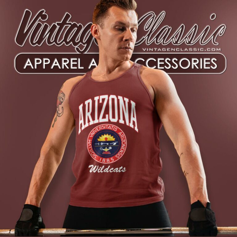Vintage University Of Arizona Wildcats Logo Tank Top Racerback Vintage University Of Arizona Wildcats Logo Tank Top Racerback