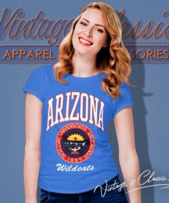 Vintage University Of Arizona Wildcats Logo Women T Shirt