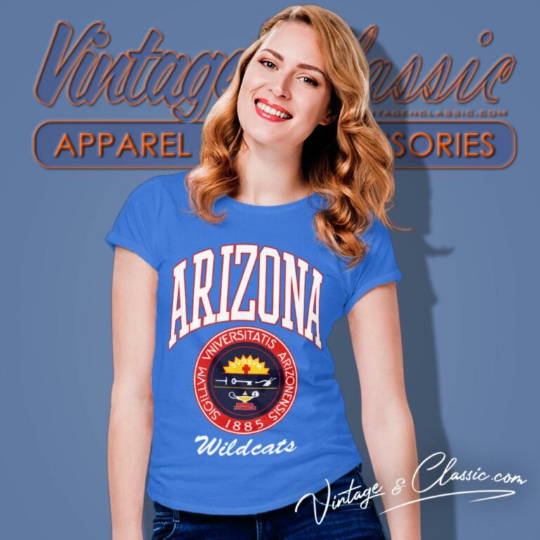 Vintage University Of Arizona Wildcats Logo Women T Shirt Vintage University Of Arizona Wildcats Logo Women T Shirt