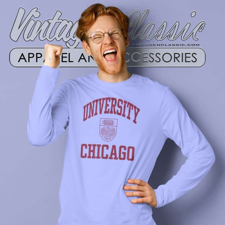 Vintage University Of Chicago Logo Long Sleeve Tee Vintage University Of Chicago Logo Long Sleeve Tee
