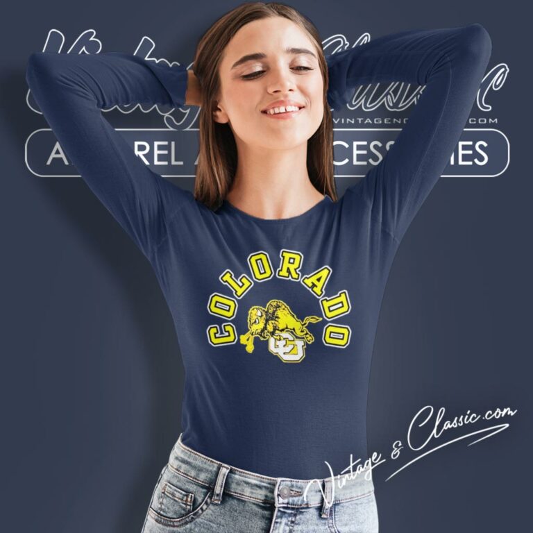Vintage University Of Colorado Buffaloes Long Sleeve Tee Vintage University Of Colorado Buffaloes Long Sleeve Tee