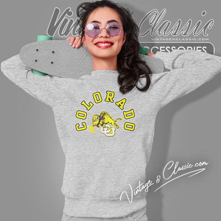 Vintage University Of Colorado Buffaloes Sweatshirt Vintage University Of Colorado Buffaloes Sweatshirt