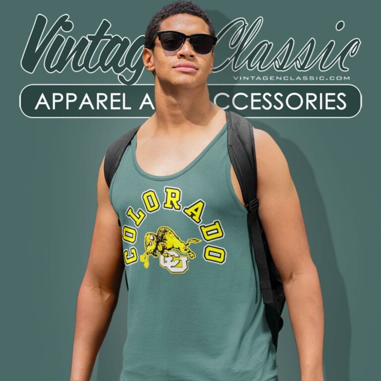 Vintage University Of Colorado Buffaloes Tank Top Racerback Vintage University Of Colorado Buffaloes Tank Top Racerback