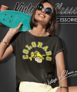 Vintage University Of Colorado Buffaloes Women T Shirt