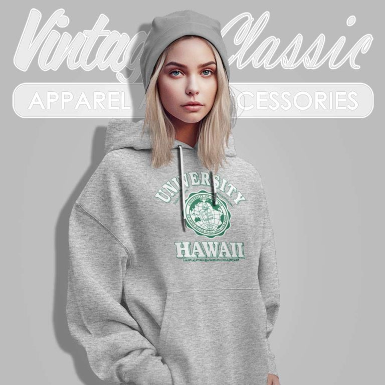 Vintage University Of Hawaii Logo Hoodie Vintage University Of Hawaii Logo Hoodie