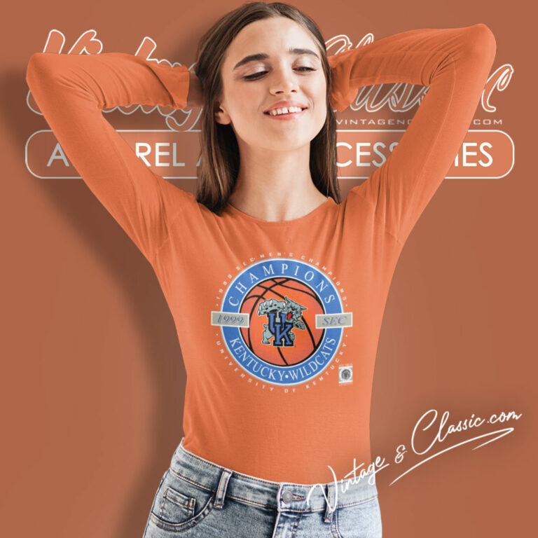 Vintage University Of Kentucky Wildcats 1999 Sec Long Sleeve Tee Vintage University Of Kentucky Wildcats 1999 Sec Long Sleeve Tee