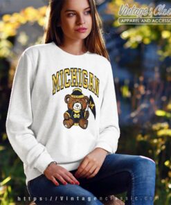 Vintage University Of Michigan Bear Sweatshirt