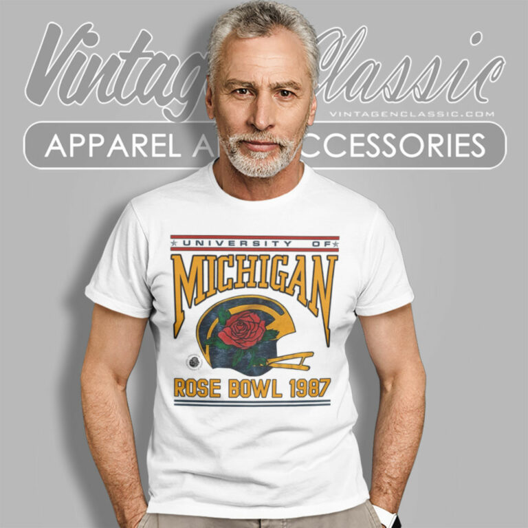 Vintage University Of Michigan Rose Bowl 1987 T Shirt Vintage University Of Michigan Rose Bowl 1987 T Shirt
