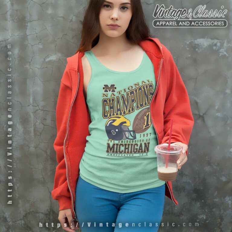Vintage University Of Michigan Shirt National Champions Tank Top Racerback Vintage University Of Michigan Shirt National Champions Tank Top Racerback