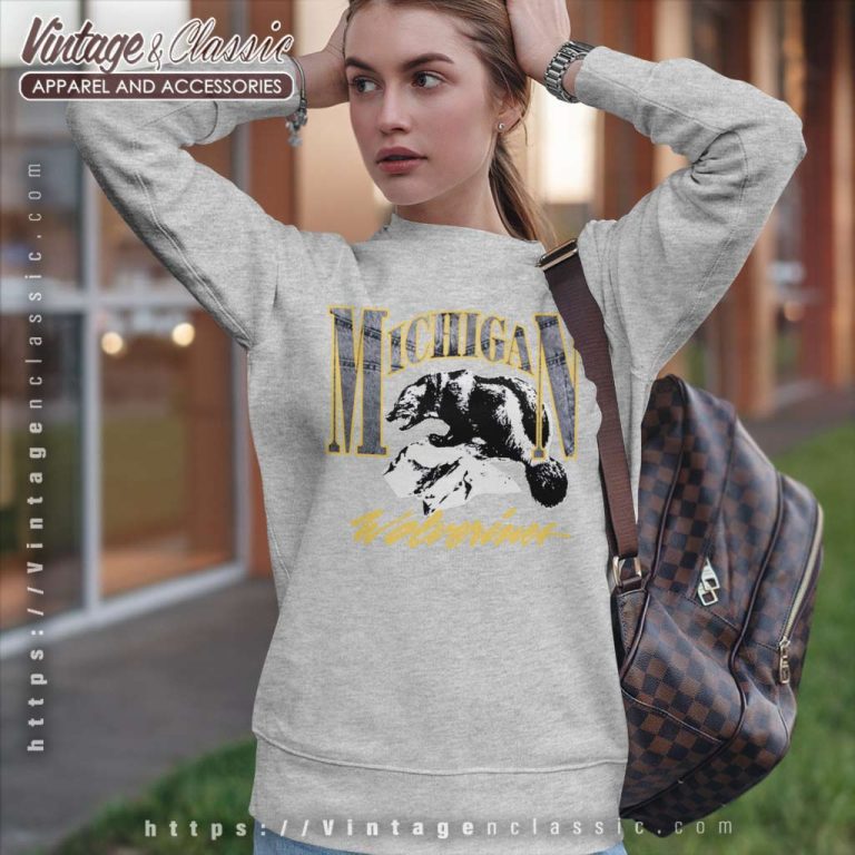 Vintage University Of Michigan Wolverines Sweatshirt Vintage University Of Michigan Wolverines Sweatshirt