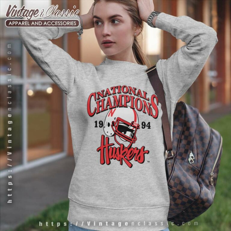 Vintage University Of Nebraska Huskers Football Sweatshirt Vintage University Of Nebraska Huskers Football Sweatshirt