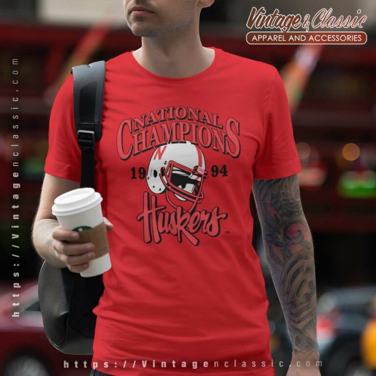 Vintage University Of Nebraska Huskers Football T Shirt Vintage University Of Nebraska Huskers Football T Shirt