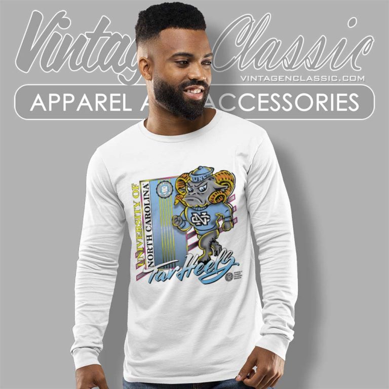 Vintage University Of North Carolina Tar Heels Long Sleeve Tee Vintage University Of North Carolina Tar Heels Long Sleeve Tee