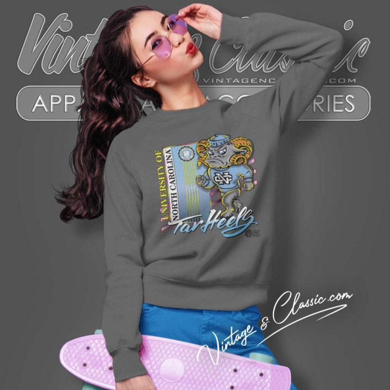 Vintage University Of North Carolina Tar Heels Sweatshirt Vintage University Of North Carolina Tar Heels Sweatshirt