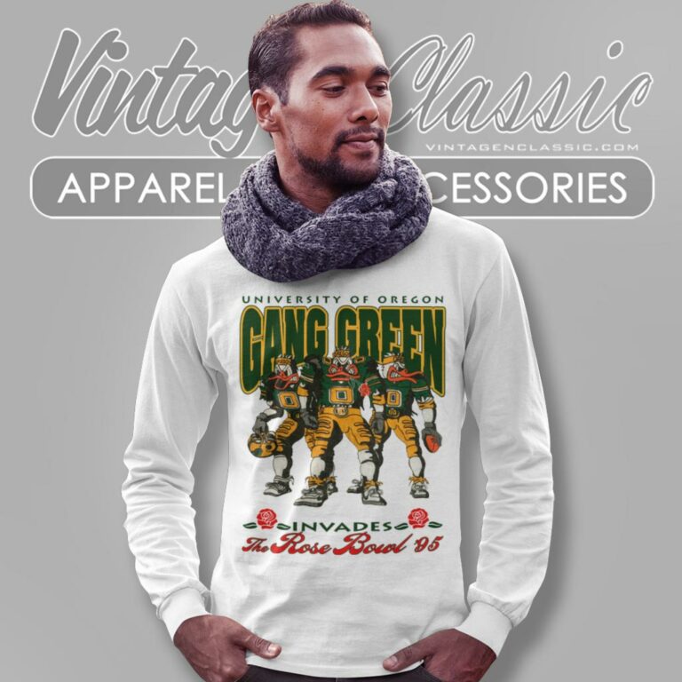 Vintage University Of Oregon Ducks Rose Bowl Long Sleeve Tee Vintage University Of Oregon Ducks Rose Bowl Long Sleeve Tee