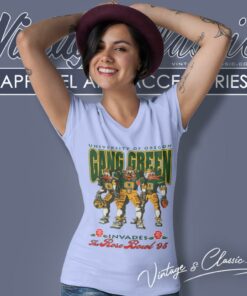 Vintage University Of Oregon Ducks Rose Bowl Shirt 5 Vintage University Of Oregon Ducks Rose Bowl V Neck TShirt