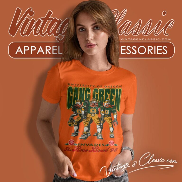 Vintage University Of Oregon Ducks Rose Bowl Women T Shirt Vintage University Of Oregon Ducks Rose Bowl Women T Shirt