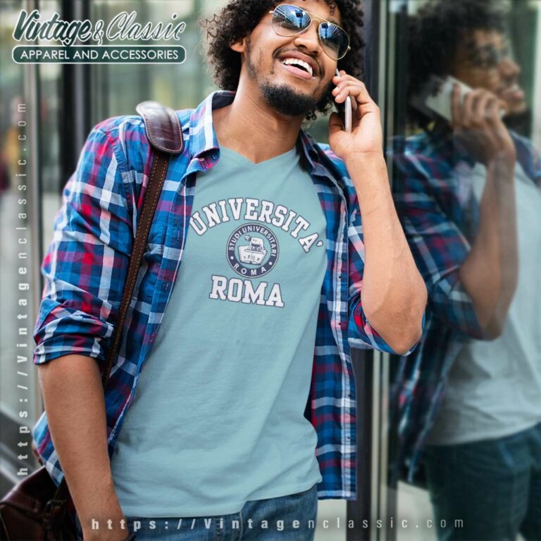 Vintage University Of Roma Sapienza V Neck TShirt Vintage University Of Roma Sapienza V Neck TShirt
