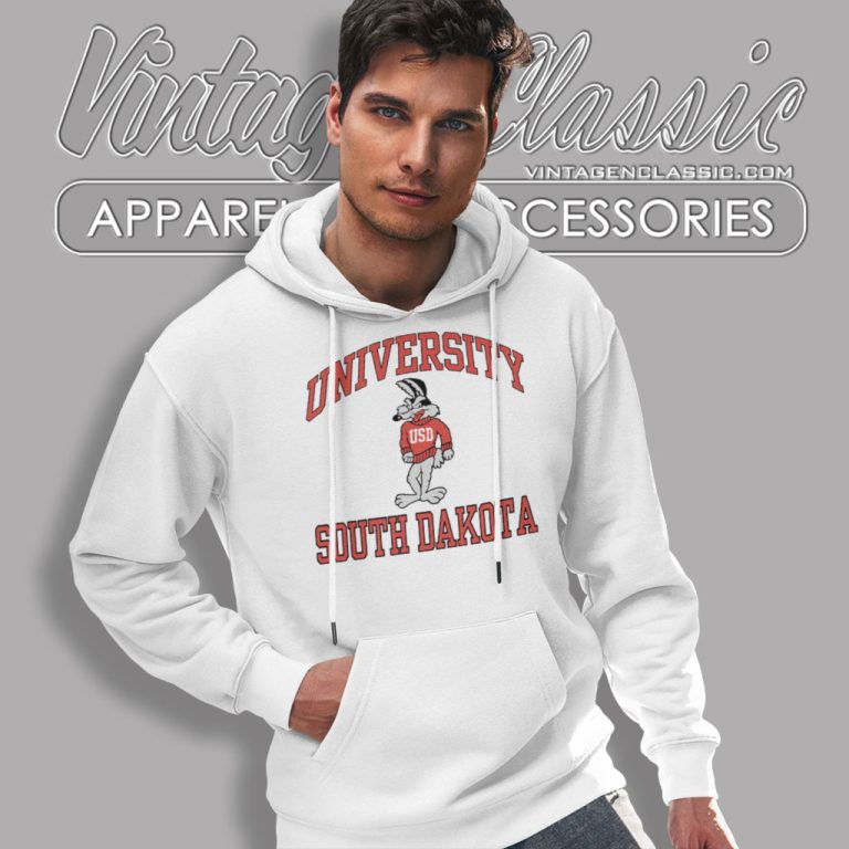 Vintage University Of South Dakota Wiley Coyote Hoodie Vintage University Of South Dakota Wiley Coyote Hoodie
