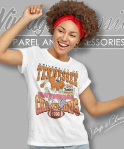 Vintage University Of Tennessee Football Team Women T Shirt