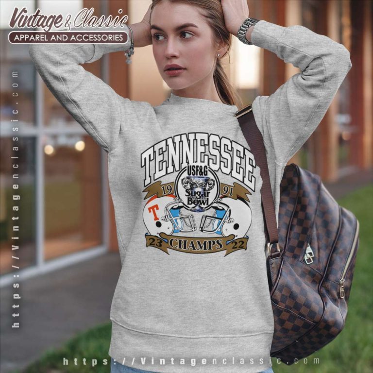 Vintage University Of Tennessee Volunteers Football 1991 Sugar Bowl Champs Ncaa Sweatshirt Vintage University Of Tennessee Volunteers Football 1991 Sugar Bowl Champs Ncaa Sweatshirt