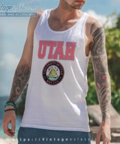 Vintage University Of Utah Tank Top Racerback
