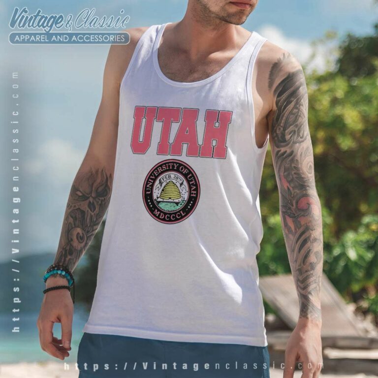 Vintage University Of Utah Tank Top Racerback Vintage University Of Utah Tank Top Racerback