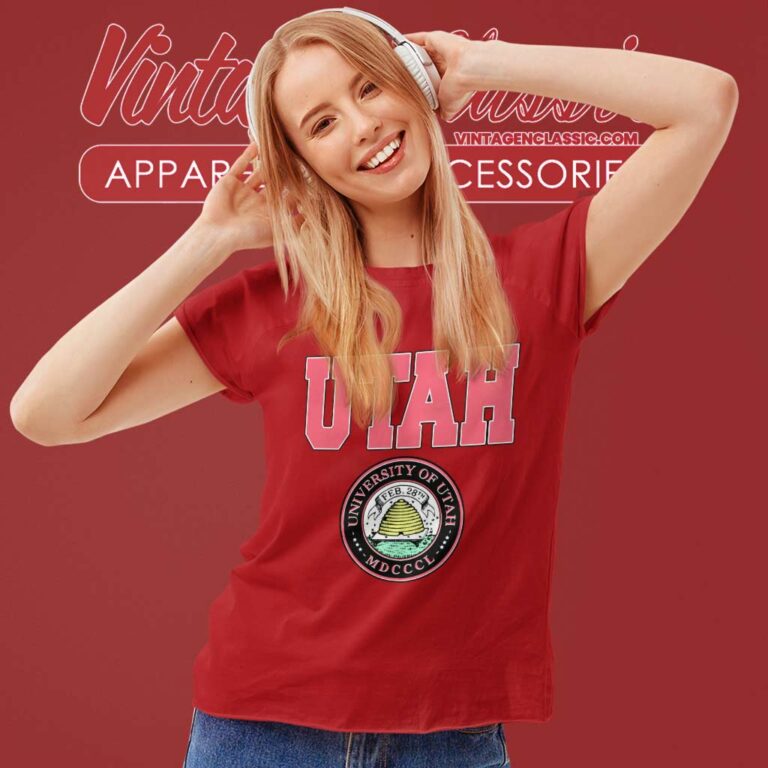 Vintage University Of Utah Women TShirt Vintage University Of Utah Women TShirt