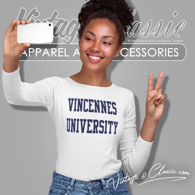 Vintage Vincennes University Long Sleeve Tee Vintage Vincennes University Long Sleeve Tee