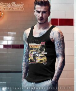 Vintage Ward Burton 22 Cat Dodge Caterpillar Nascar Tank Top Racerback