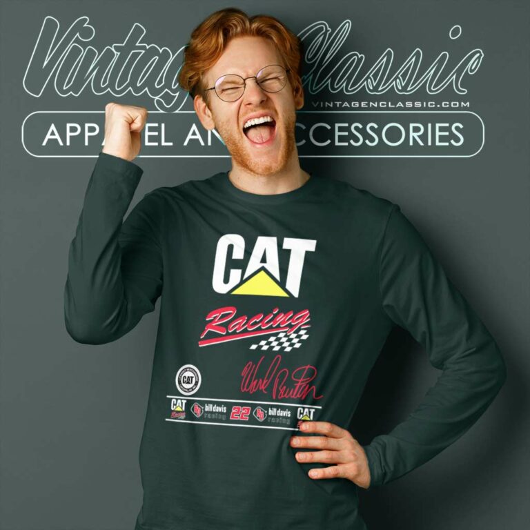 Vintage Ward Burton 22 Cat Dodge Nascar Long Sleeve Tee Vintage Ward Burton 22 Cat Dodge Nascar Long Sleeve Tee