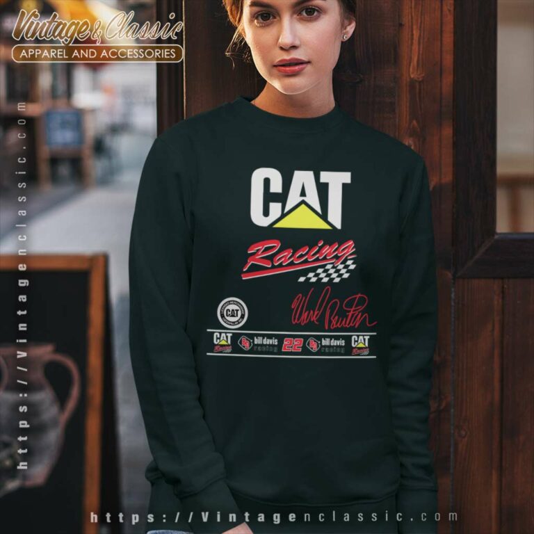 Vintage Ward Burton 22 Cat Dodge Nascar Sweatshirt Vintage Ward Burton 22 Cat Dodge Nascar Sweatshirt
