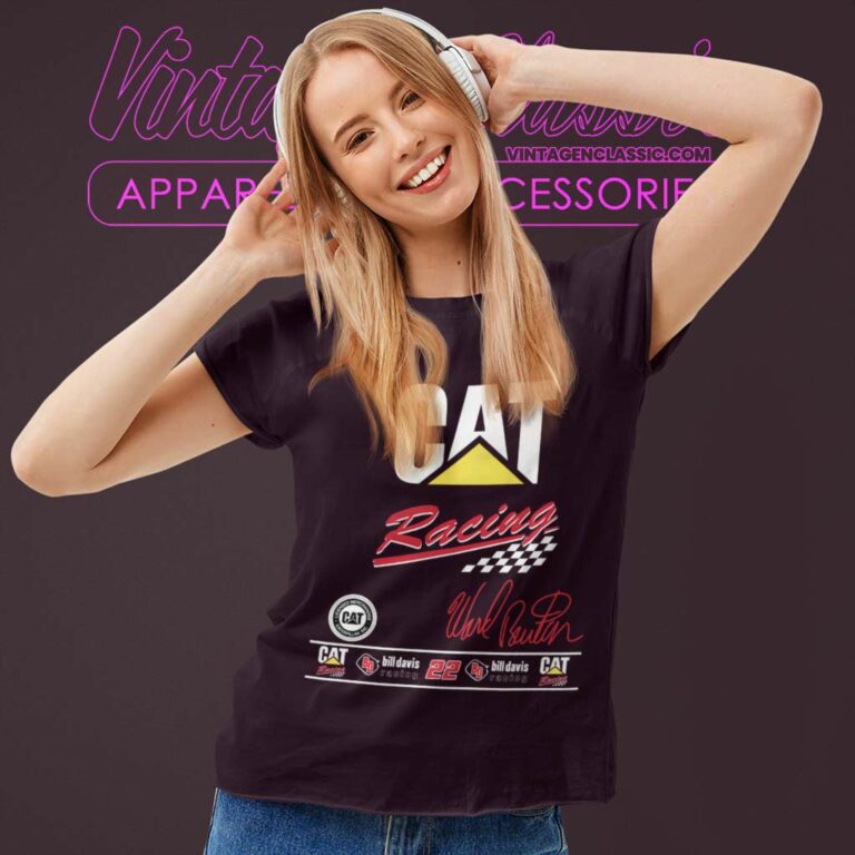 Vintage Ward Burton 22 Cat Dodge Nascar Women TShirt Vintage Ward Burton 22 Cat Dodge Nascar Women TShirt