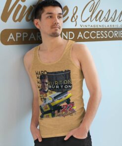 Vintage Ward Burton 22 Cat Nascar Tank Top Racerback