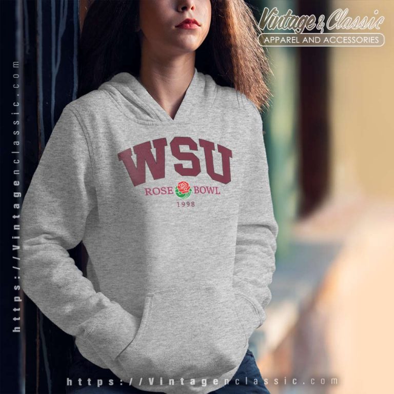 Vintage Wsu Washington State University Rose Bowl Hoodie Vintage Wsu Washington State University Rose Bowl Hoodie