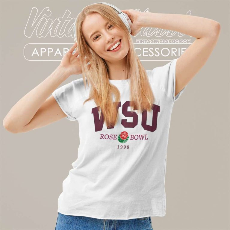 Vintage Wsu Washington State University Rose Bowl Women TShirt Vintage Wsu Washington State University Rose Bowl Women TShirt