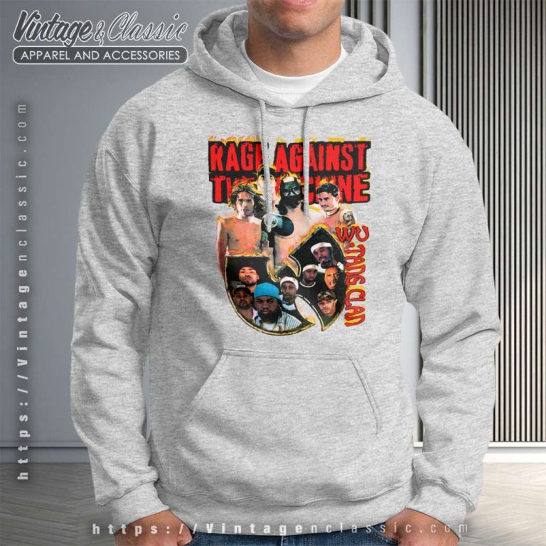 Vintage Wu Tang Clan Rage Against The Machine Hoodie Vintage Wu Tang Clan Rage Against The Machine Hoodie