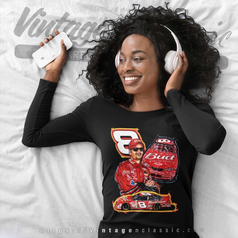 Vintage Y2k Dale Earnhardt Jr Nascar Long Sleeve Tee Vintage Y2k Dale Earnhardt Jr Nascar Long Sleeve Tee