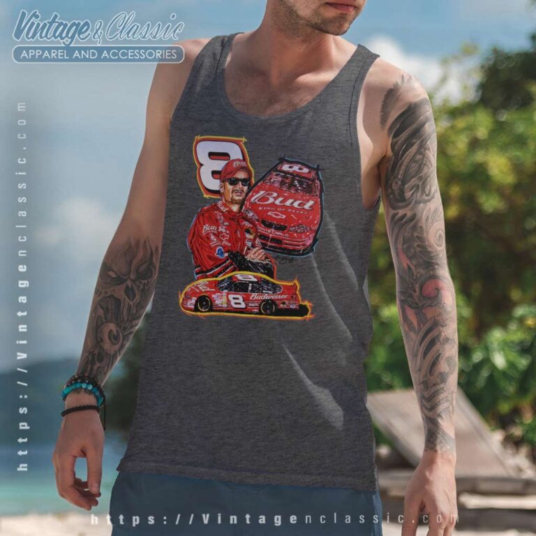 Vintage Y2k Dale Earnhardt Jr Nascar Tank Top Racerback Vintage Y2k Dale Earnhardt Jr Nascar Tank Top Racerback