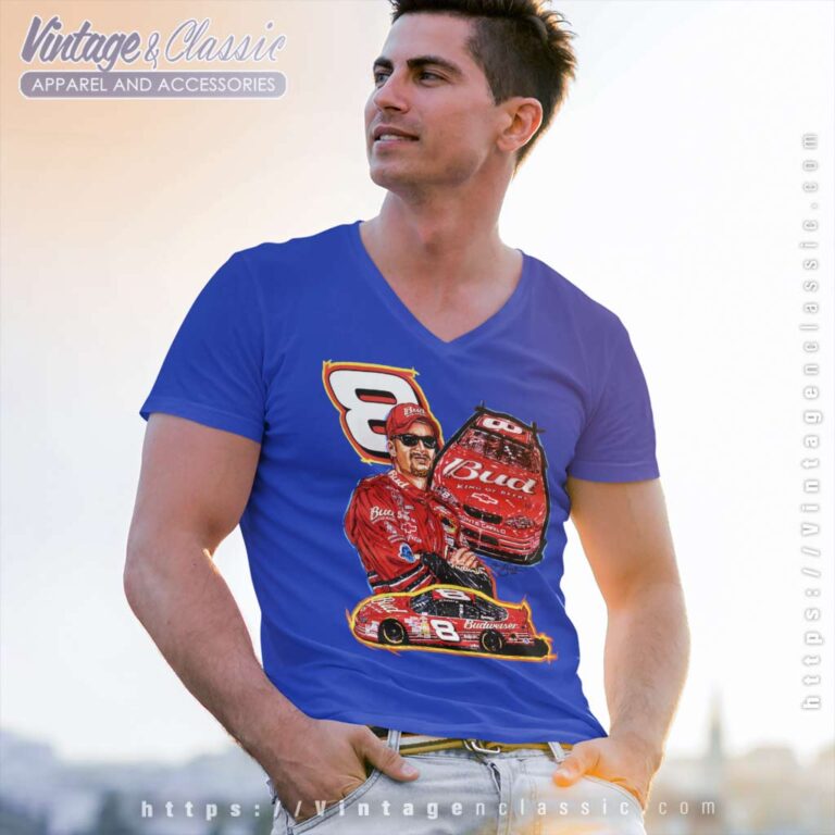 Vintage Y2k Dale Earnhardt Jr Nascar V Neck TShirt Vintage Y2k Dale Earnhardt Jr Nascar V Neck TShirt