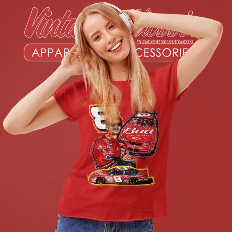 Vintage Y2k Dale Earnhardt Jr Nascar Women TShirt Vintage Y2k Dale Earnhardt Jr Nascar Women TShirt