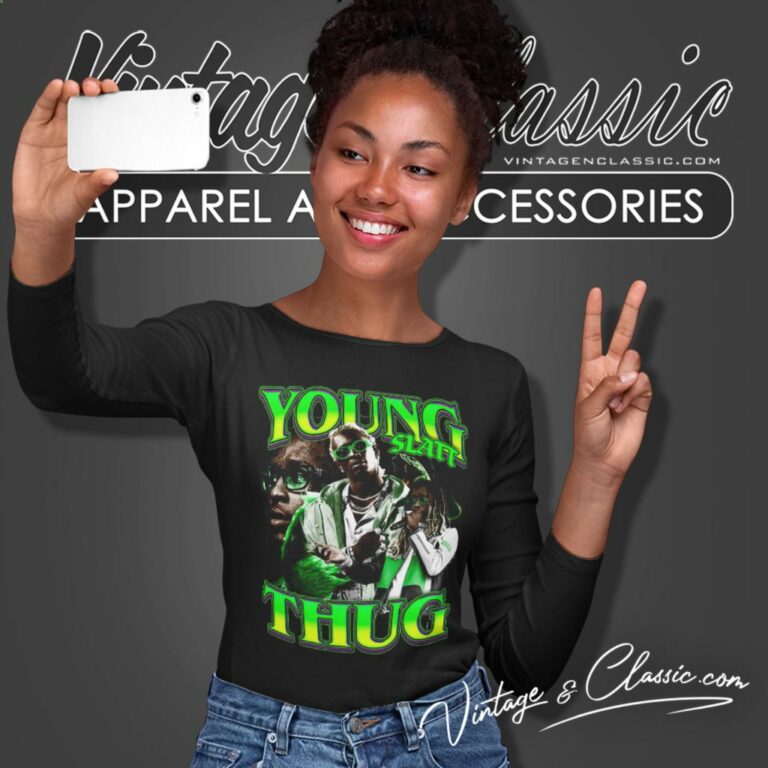 Vintage Young Thug Graphic Long Sleeve Tee Vintage Young Thug Graphic Long Sleeve Tee