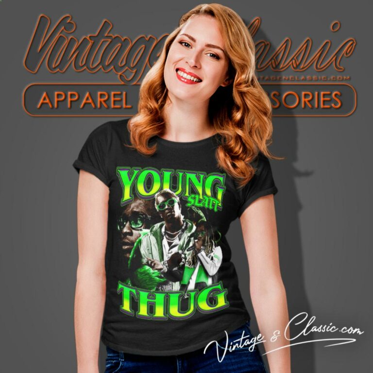 Vintage Young Thug Graphic Women T Shirt Vintage Young Thug Graphic Women T Shirt