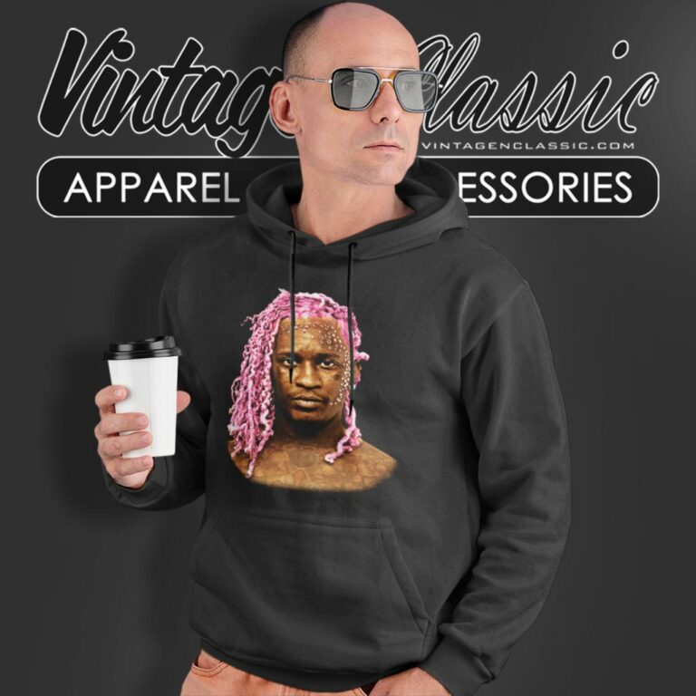 Vintage Young Thug Pink Hair Hoodie Vintage Young Thug Pink Hair Hoodie
